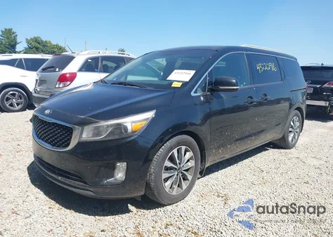 2015 Kia Sedona Sx из США, поврежденный, VIN KNDMC5C10F6079301